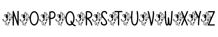 Cute Cat2 Font UPPERCASE