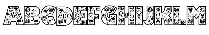 Cute Catdog Regular Font UPPERCASE