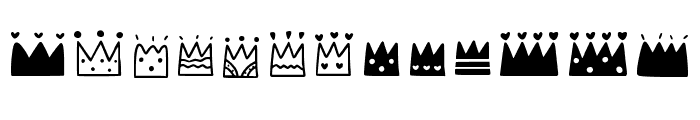 Cute Crown Regular Font UPPERCASE