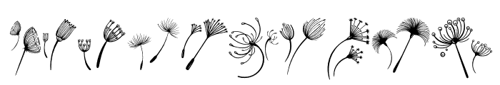 Cute Dandelion Font OTHER CHARS