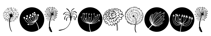 Cute Dandelion Font OTHER CHARS