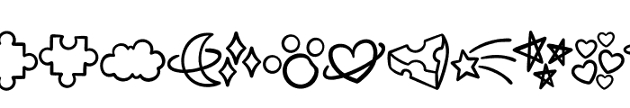 Cute Decorate Doodle FONT