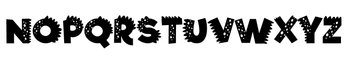 Cute Dinosaur Font Font UPPERCASE