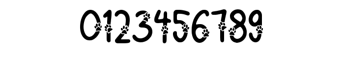 Cute Dog Paw Regular Font OTHER CHARS