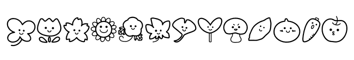 Cute Doodle Font UPPERCASE