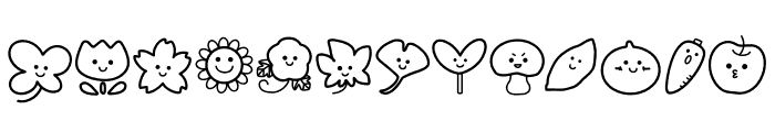 Cute Doodle Font LOWERCASE