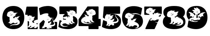 Cute Dragon Font OTHER CHARS