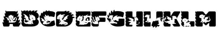 Cute Dragon Font LOWERCASE