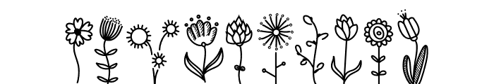 Cute Flower Font OTHER CHARS