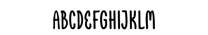 Cute Gerly Font UPPERCASE