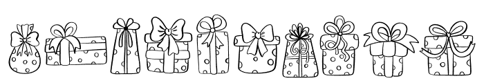 Cute Gift Birthday Font OTHER CHARS