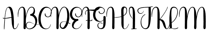 Cute Grirl Font UPPERCASE