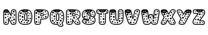 Cute Lady Bugs Font UPPERCASE