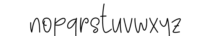 Cute Leisha Font LOWERCASE