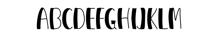 Cute Lute Font UPPERCASE