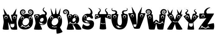 Cute Monster Font LOWERCASE