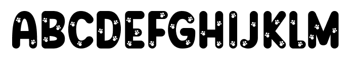 Cute Paws Font LOWERCASE