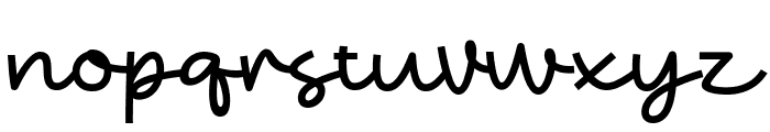 Cute Sarey Font LOWERCASE