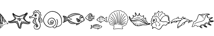 Cute Sea Animals FONT