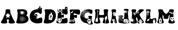 Cute Spooky Font LOWERCASE