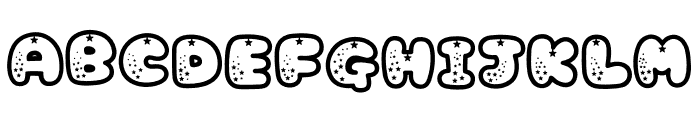 Cute Starts Font UPPERCASE