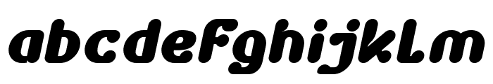 Cute Trigger Bold Italic Font LOWERCASE