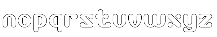 Cute Trigger-Hollow Font LOWERCASE