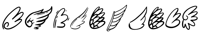 Cute Wings Font OTHER CHARS