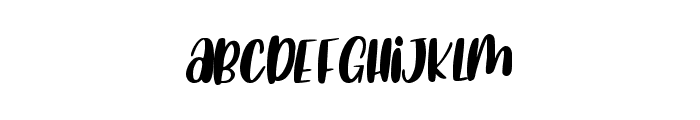 Cute and Cake Font LOWERCASE