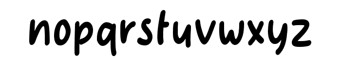 CuteBubble-Bold Font LOWERCASE