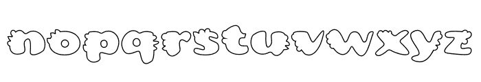 CuteDinoOutline Font LOWERCASE