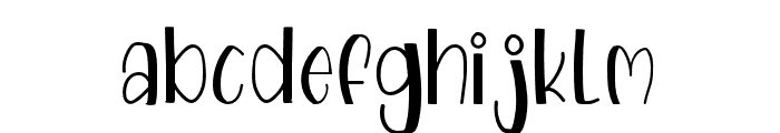 CuteMushroom-Regular Font LOWERCASE
