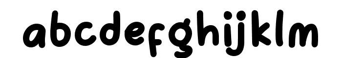 CuteSmileBold-Bold Font LOWERCASE