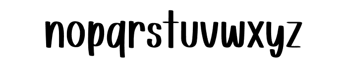 Cutecolumn Font LOWERCASE