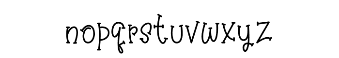 Cutefilly Font LOWERCASE