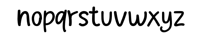 Cutelia Regular Font LOWERCASE
