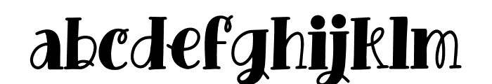 Cutenest Font LOWERCASE