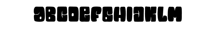 Cutes Capybara Font UPPERCASE