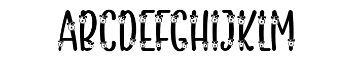 Cutes Doggy Font UPPERCASE