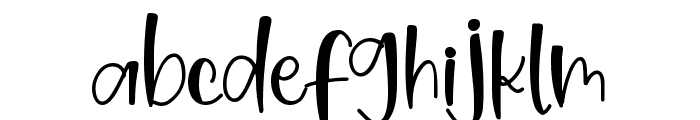 Cutie Brown Font LOWERCASE