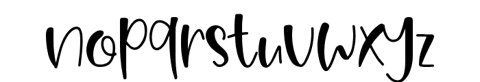 Cutie Brown Font LOWERCASE