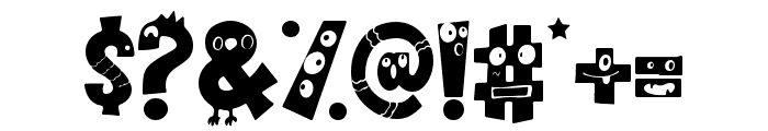 Cutie Monster Font OTHER CHARS