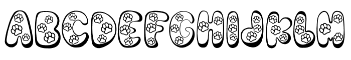 Cutie Pets2 Font UPPERCASE