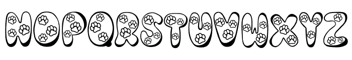 Cutie Pets2 Font UPPERCASE