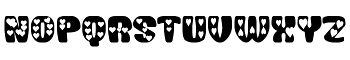 Cutie Pie Bold Font LOWERCASE