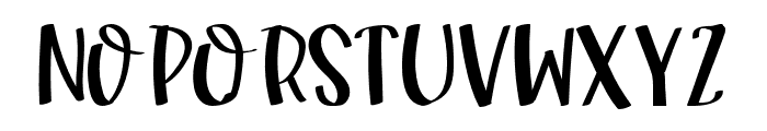 CutiePastel-Regular Font LOWERCASE