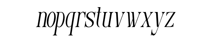 CutieSugary-Italic Font LOWERCASE