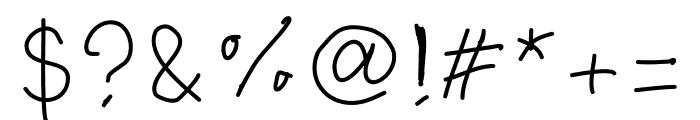 CutieUnicorn Font OTHER CHARS