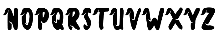 Cuting Tail Font LOWERCASE