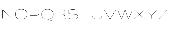 CutlerSans-Hairline Font UPPERCASE